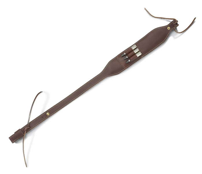 Browning Leather Rio Lobo Rifle Sling with Cartridge Loops 12260 New