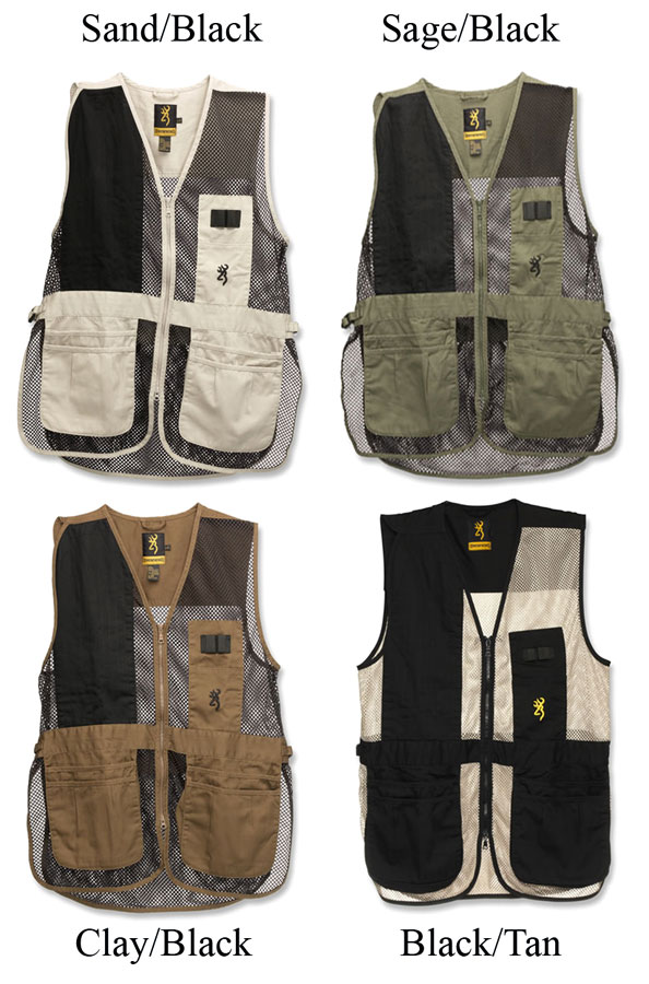 Browning Trapper Creek Mesh Trap / Skeet Shooting Vest Sizes S3XL eBay