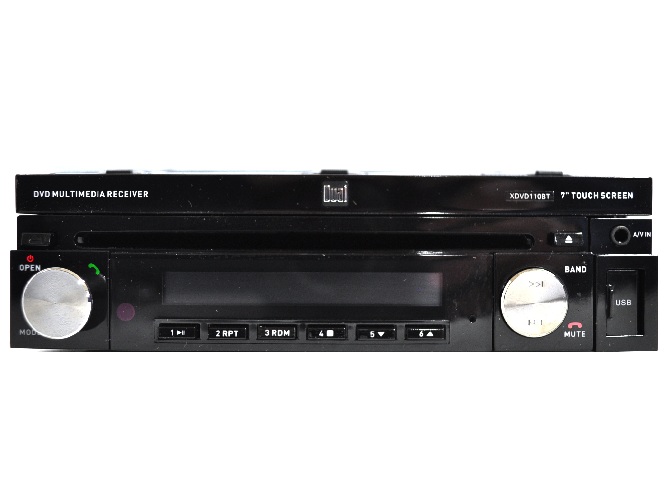 Dual XDVD110BT 7" Touchscreen AV CD/DVD Receiver with Bluetooth, USB
