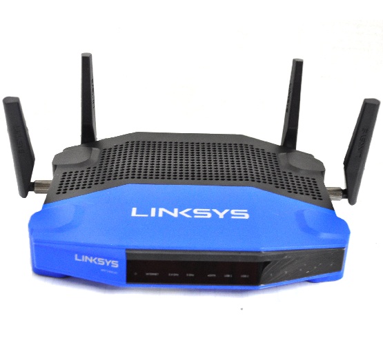 Linksys WRT1900AC Dual Band WI FI Router Blue Black 745883598618 eBay