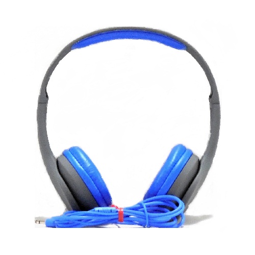 Onn OverEar Extra Bass Headphones (ONA14AA006) Blue/Grey eBay