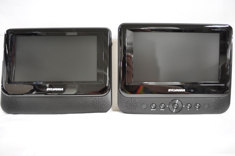 Sylvania portable dvd player dual screen power cord Car speakers