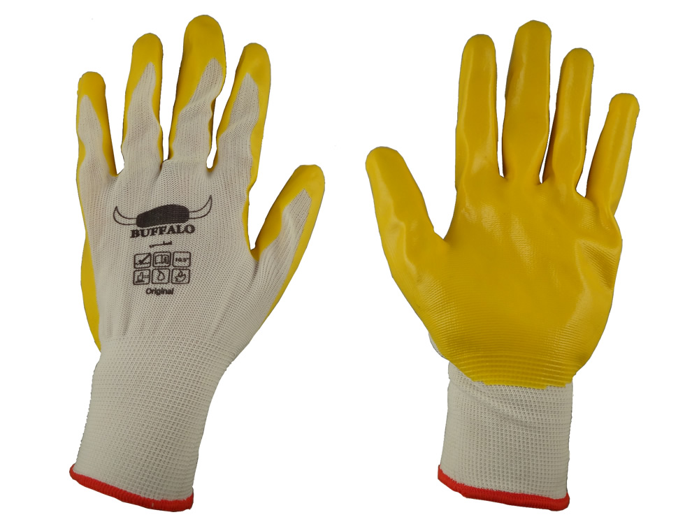 Large Nitrile Coated Work Gloves Color & Quantity Options eBay