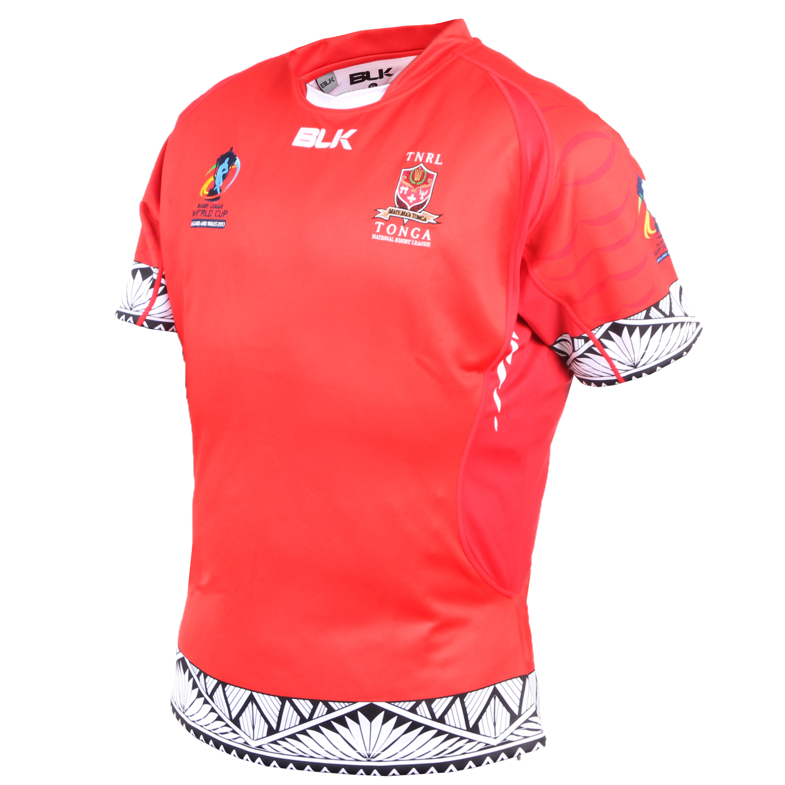 Official Tonga BLK Rugby League World Cup 2013 Team Rugby Jersey Shirt