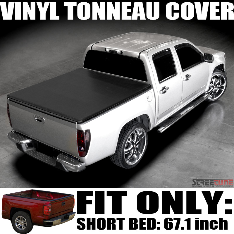 Hidden Snap Vinyl Tonneau Cover 0103 F150 Styleside Super Crew Cab 5.5