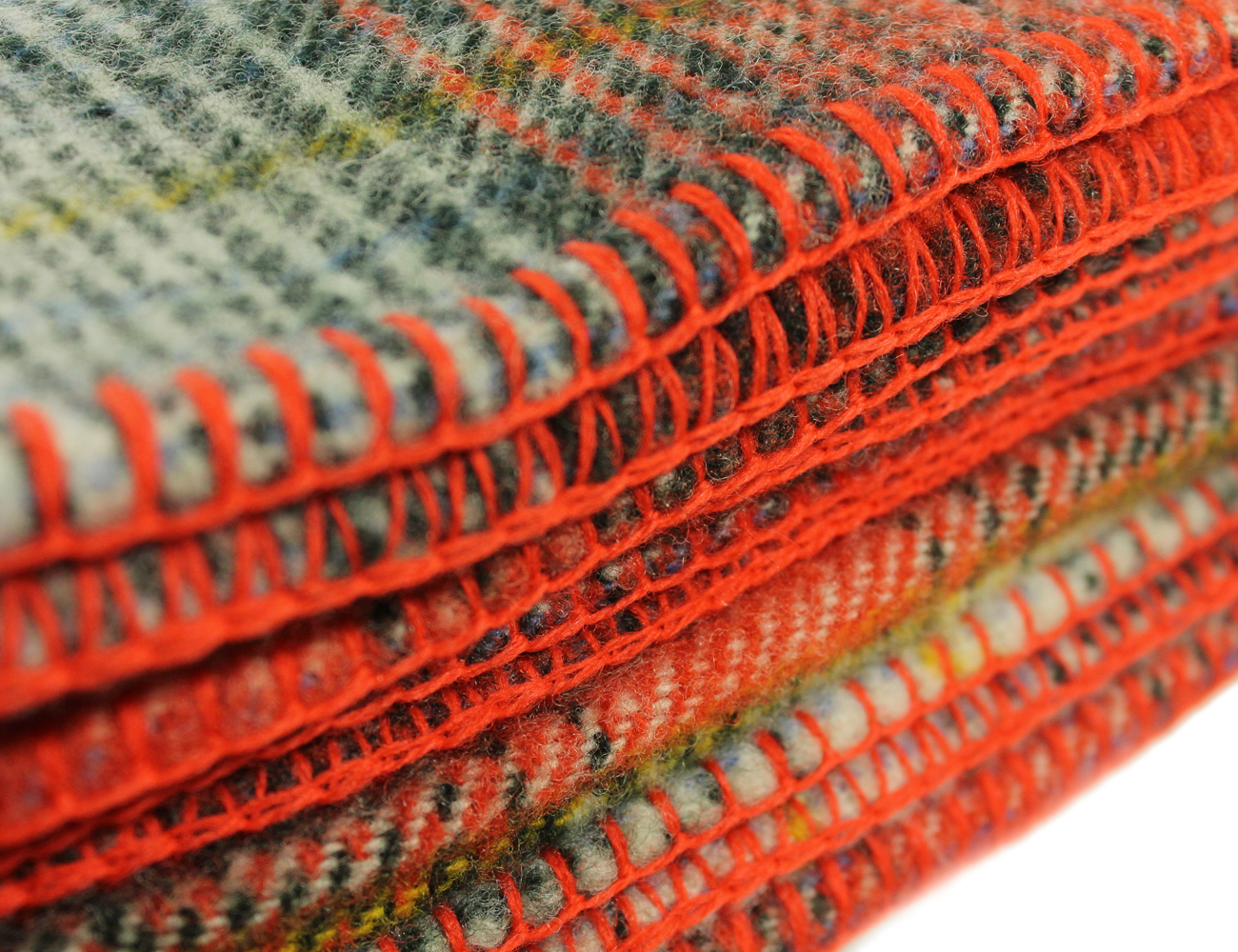 Irish Plaid Blanket 90” x 100” Wool Made in Ireland eBay