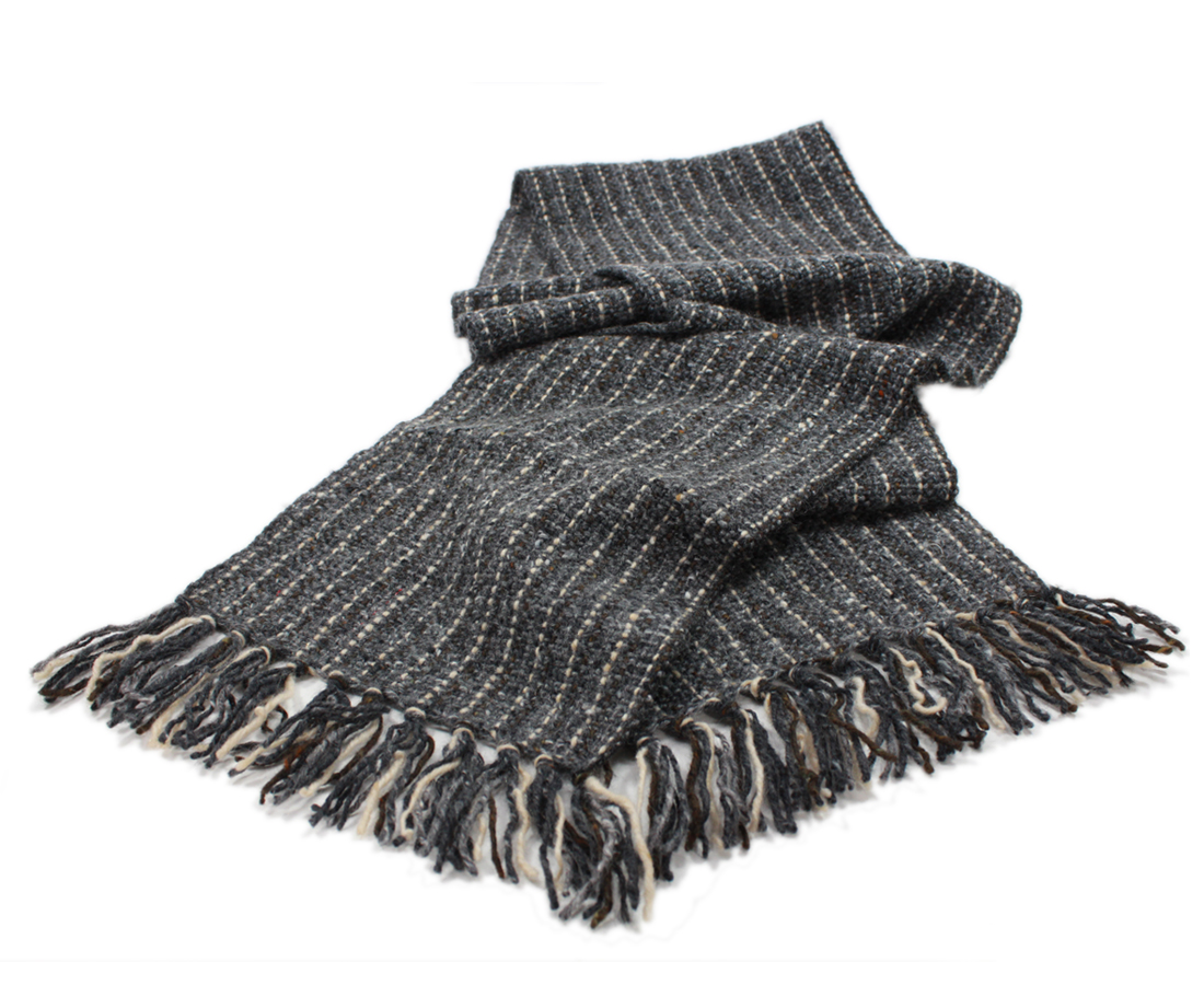 Irish Scarf 62" x 9" Mohair & Wool from Ireland eBay