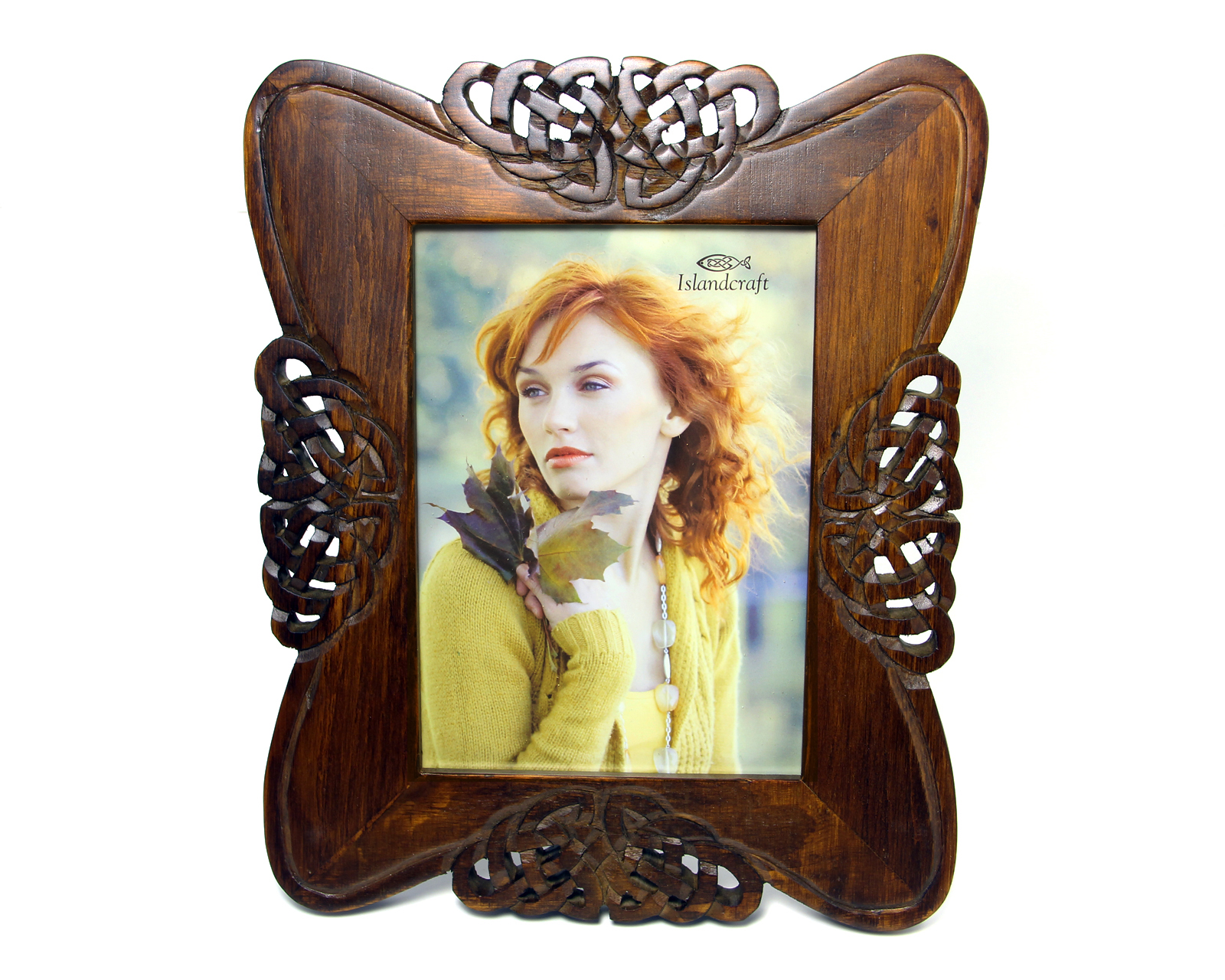 Celtic Knot Picture Frame Hand Carved Wood 5x7 Irish Gift eBay