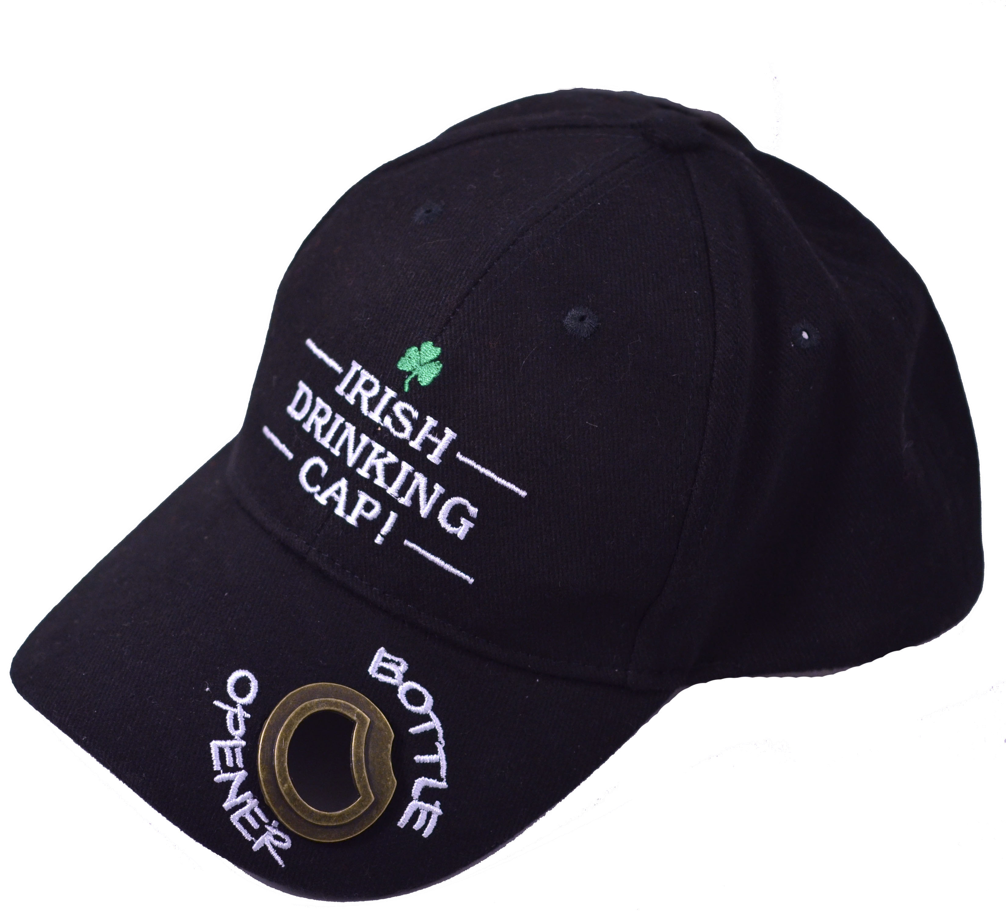 Baseball Cap Irish Drinking Hat & Bottle Opener