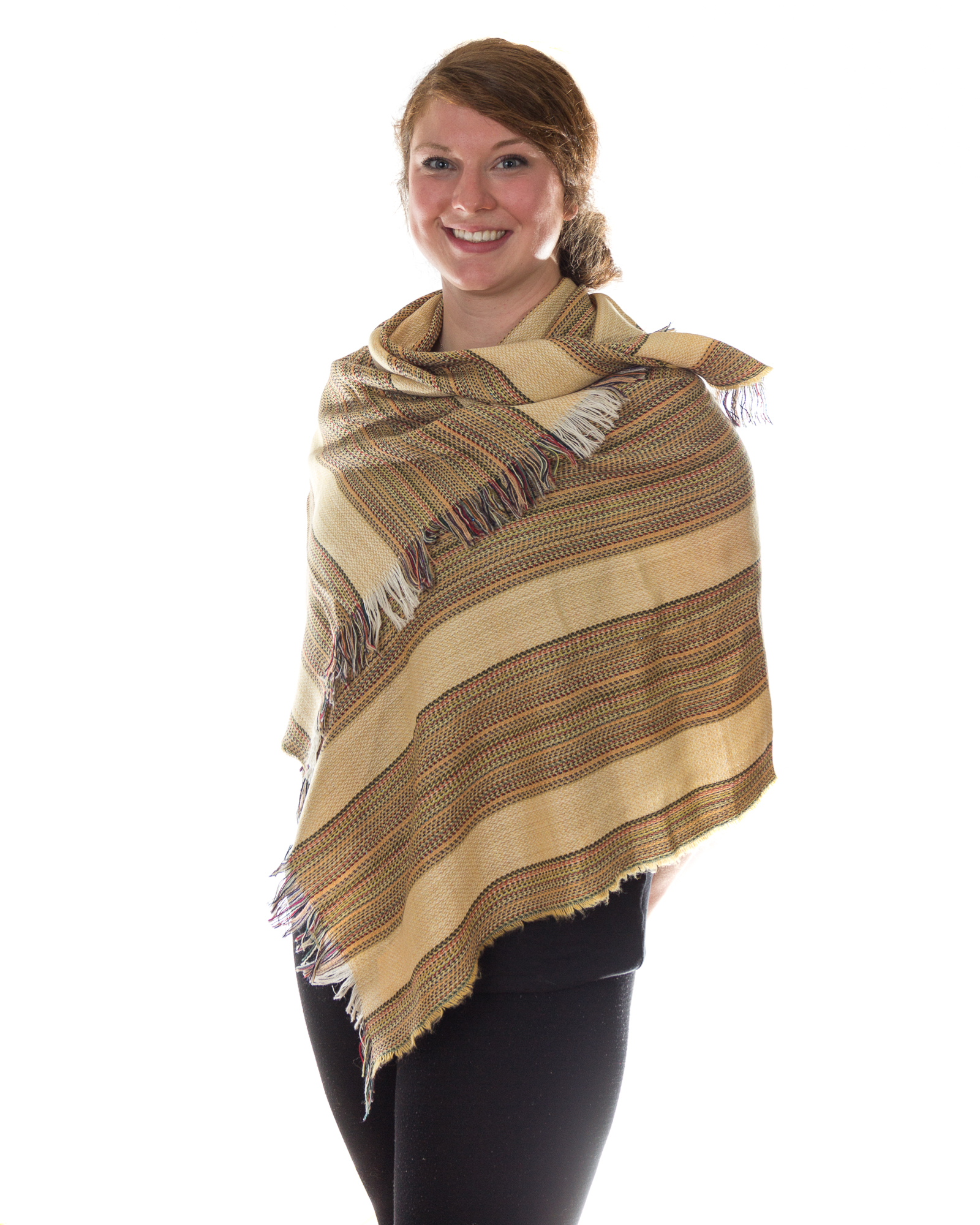 Irish Shawl Arape 72" Merino Wool Made in Ireland
