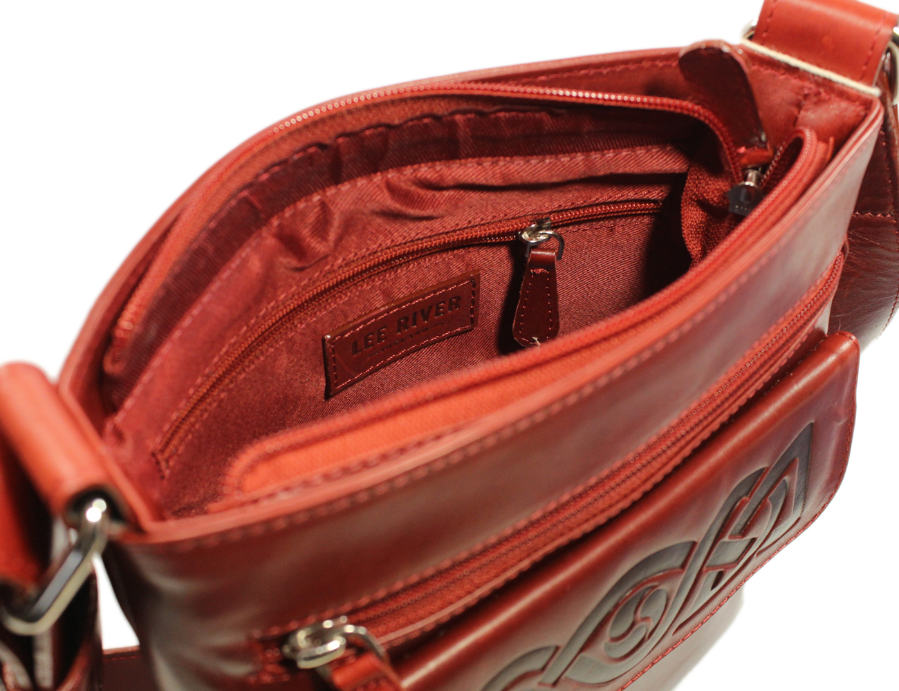 Shoulder Bag Celtic Knot Embossed Leather Irish Made eBay