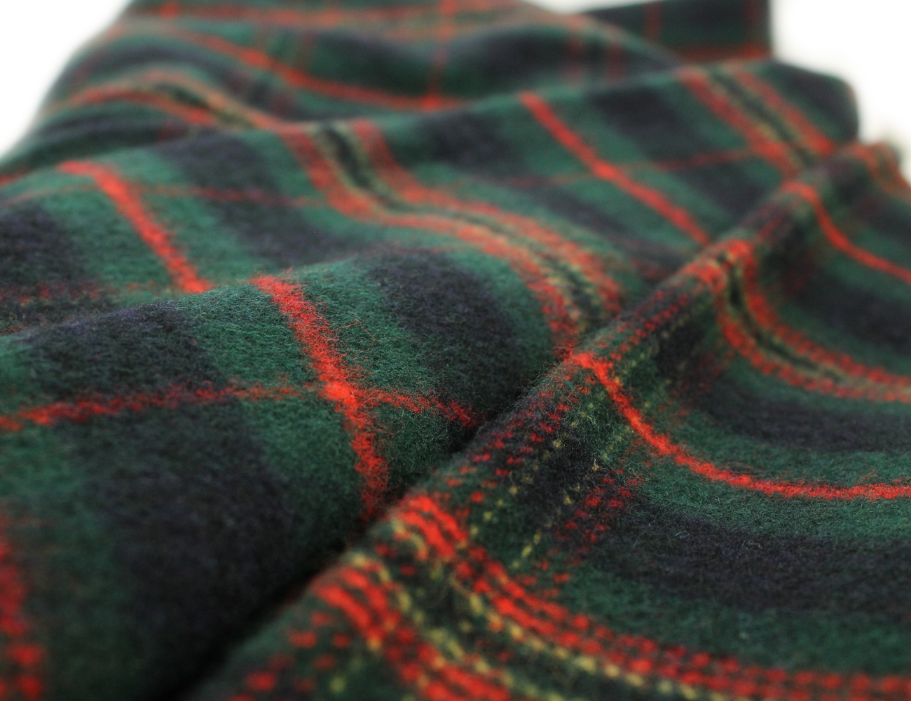 Tartan Blanket 52” x 70” 100 Wool Irish Made eBay
