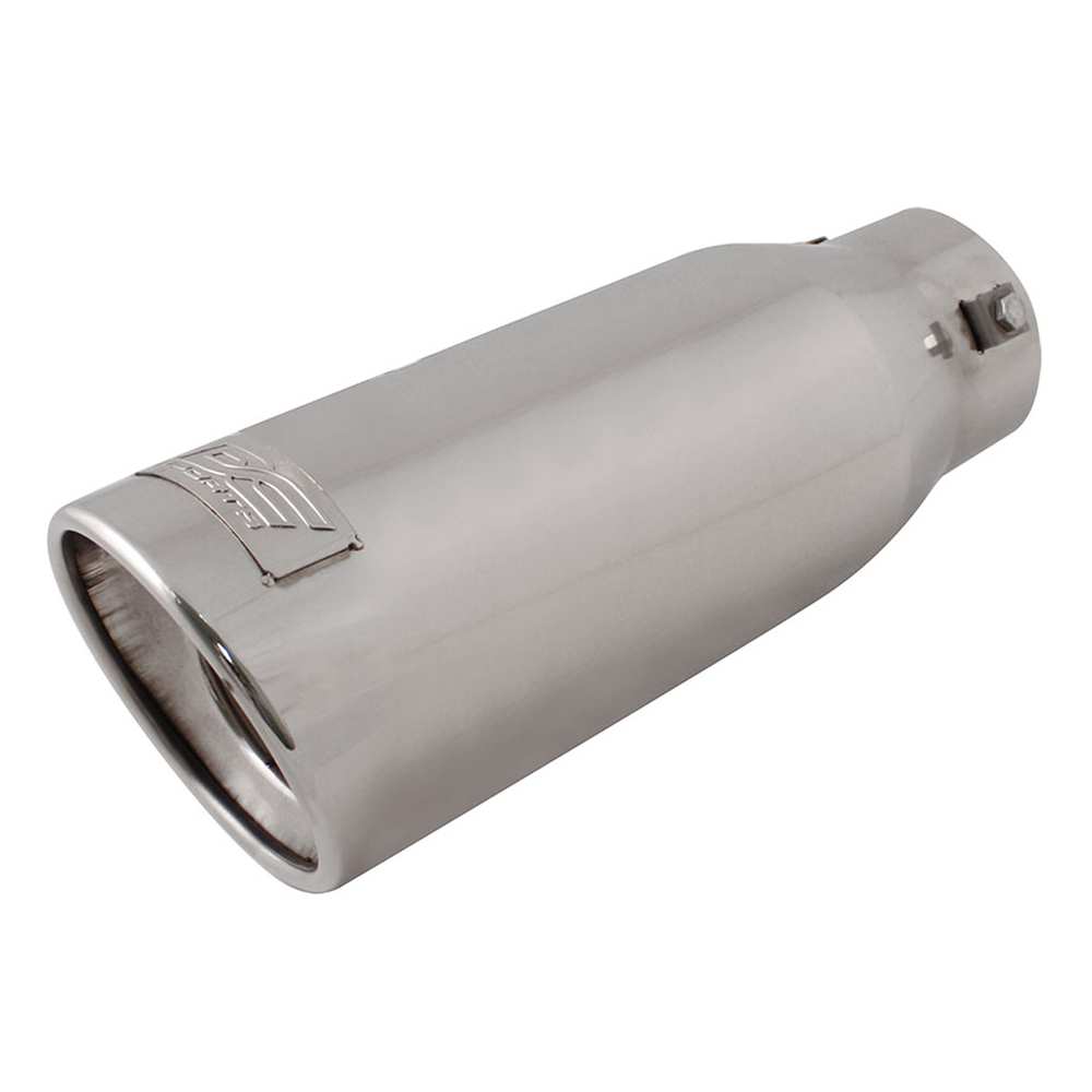 Universal DC Sport Bolt On 2.88" Inlet 4" Slanted Resonator Exhaust