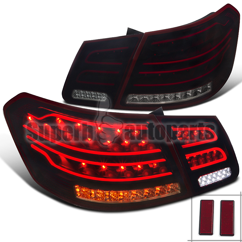 20102013 Mercedes W212 E250 E350 E550 4D LED Brake Lamps Red/ Smoke
