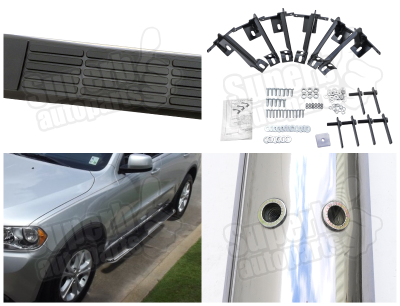 20112014 Dodge Durango Stainless Side Step Nerf Bars Running Board