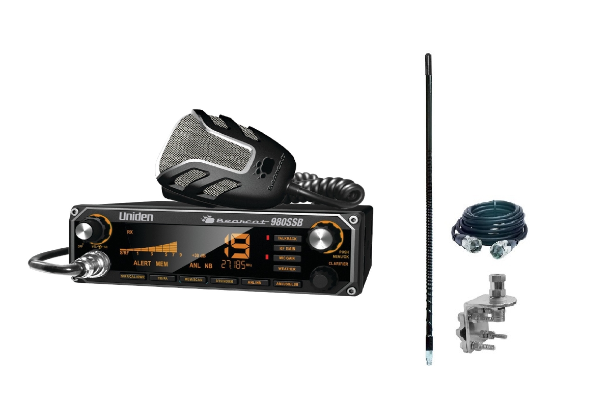 UNIDEN BEARCAT 980 SSB 40 Channel Mobile CB Radio w/ Sideband PLUS