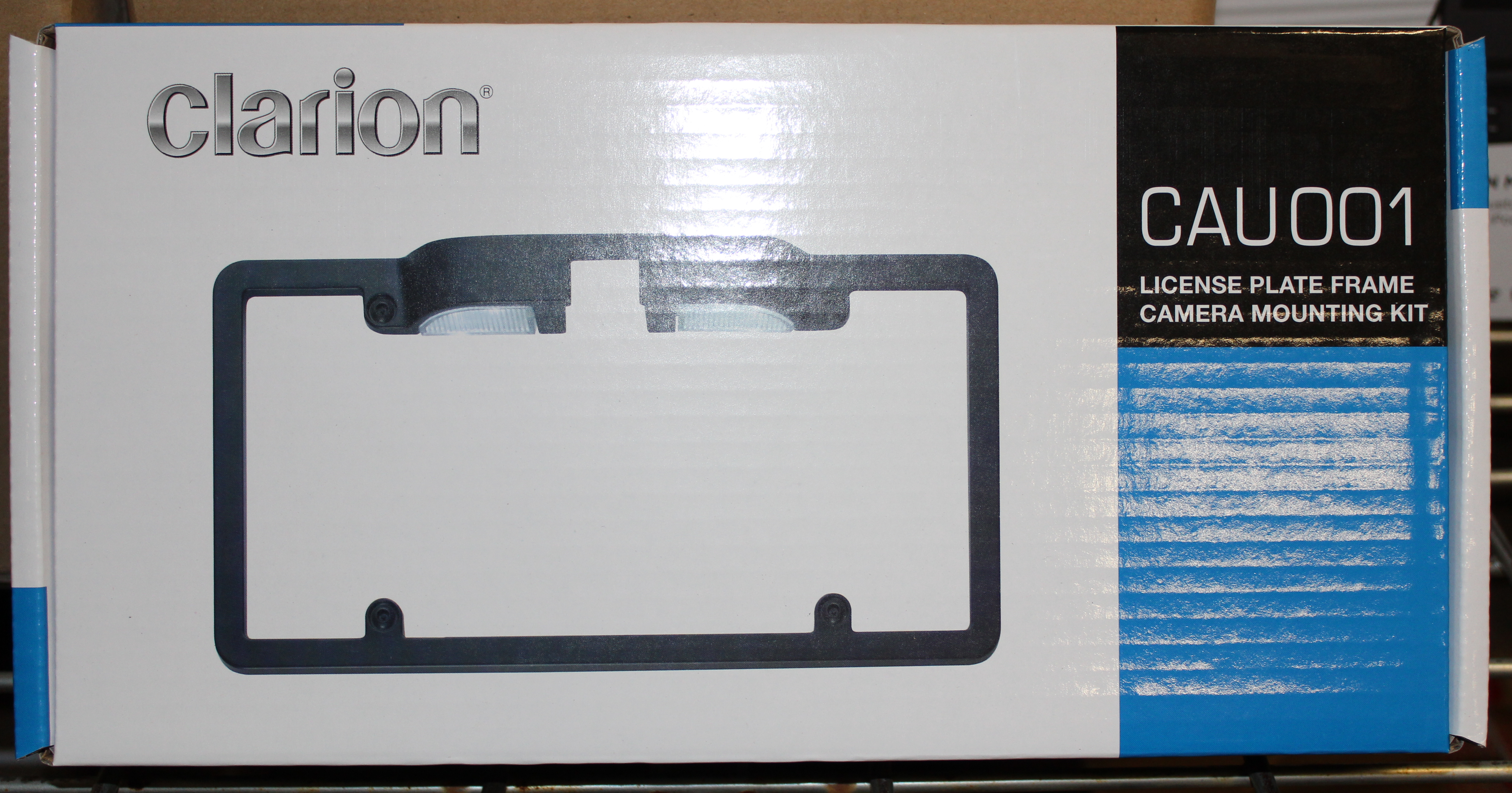 Clarion CAU001 License Plate Frame Mounting KIT FOR Rearview Camera