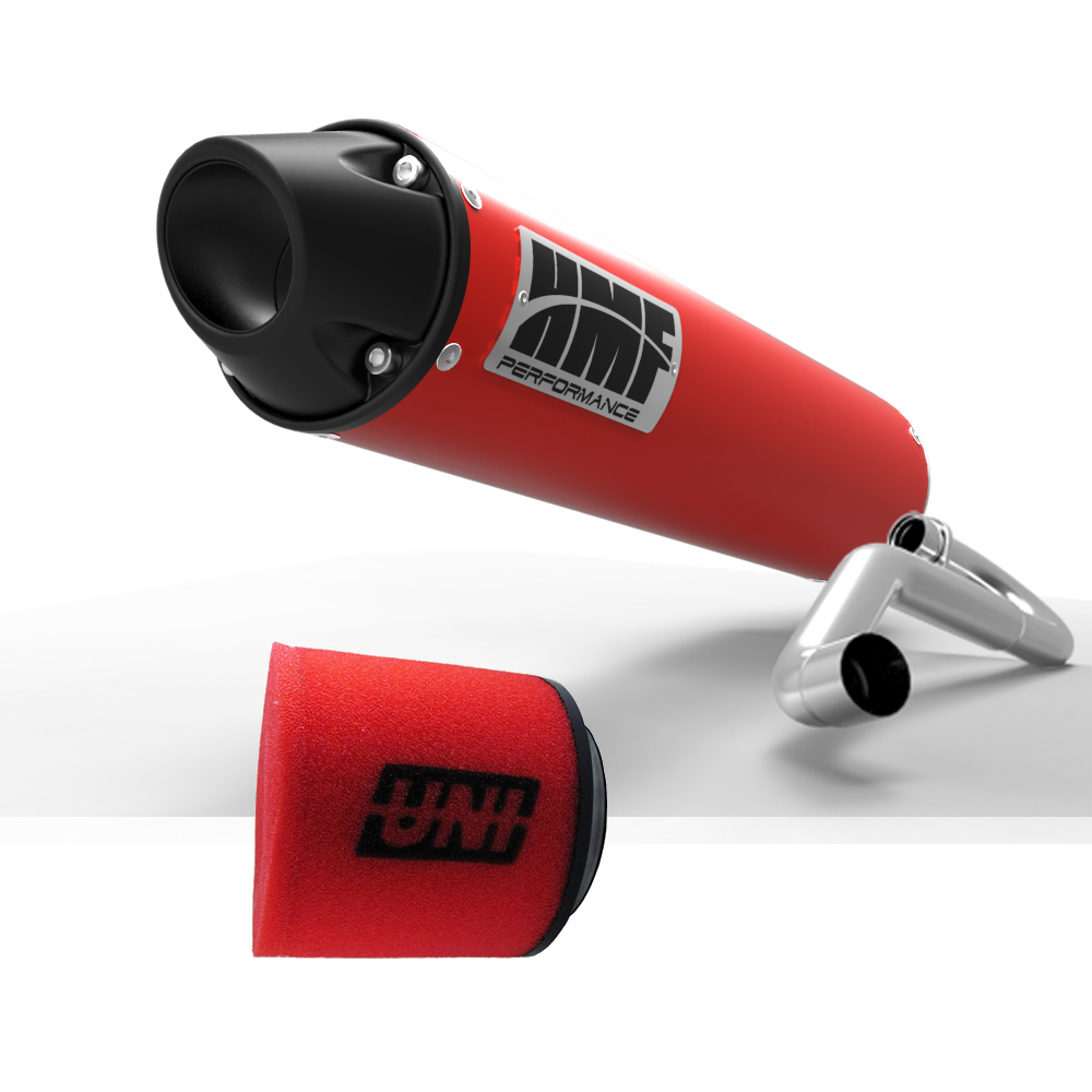 HMF Honda Rancher 420 SRA 2014 2017 Red/Blk Full Exhaust Muffler