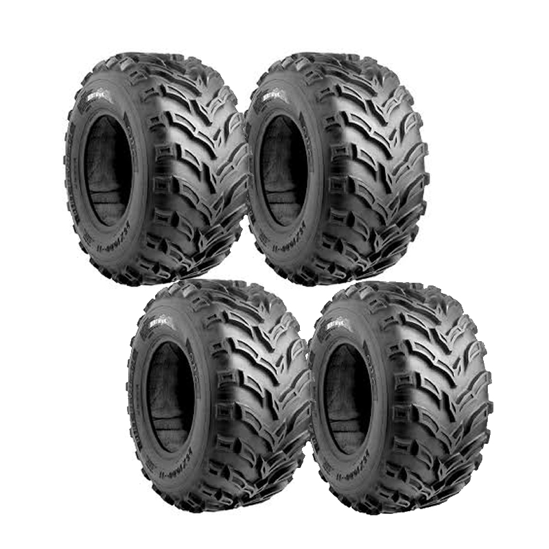 GBC Dirt Devil ATV UTV 4 Tire Set 2 Front 25x8 12 2 Rear 25x10 12 eBay