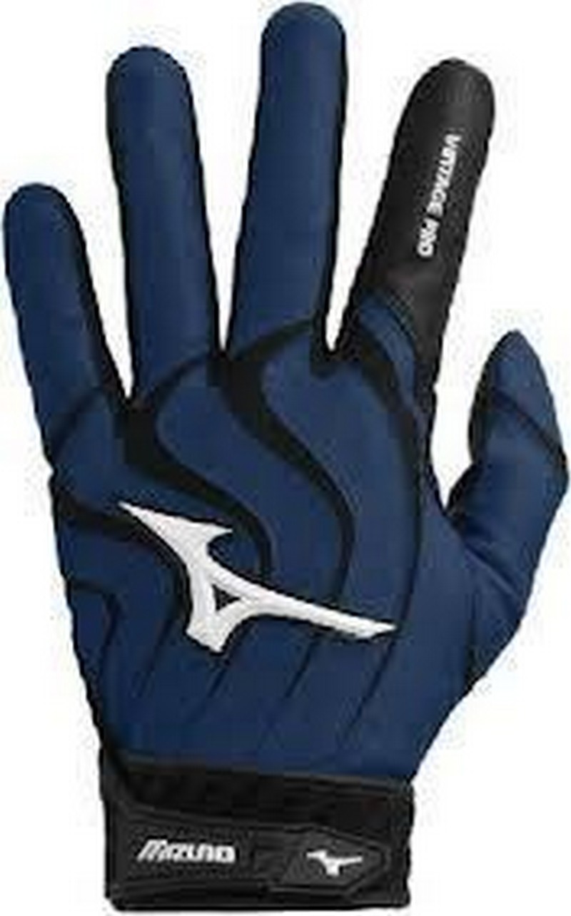 1 Pair Mizuno Vintage Pro G4 Large Navy Youth Batting Gloves New In