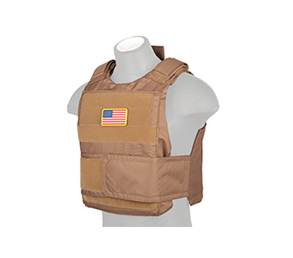 Lancer Tactical Plate Carrier W/ FREE US Flag Patch
