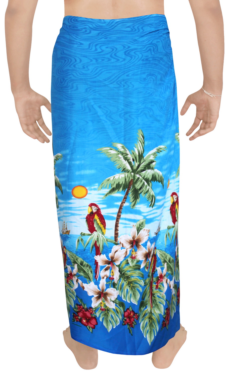 Beach Wear Mens Sarong Pareo Wrap Cover ups Bathing Suit Beach Towel