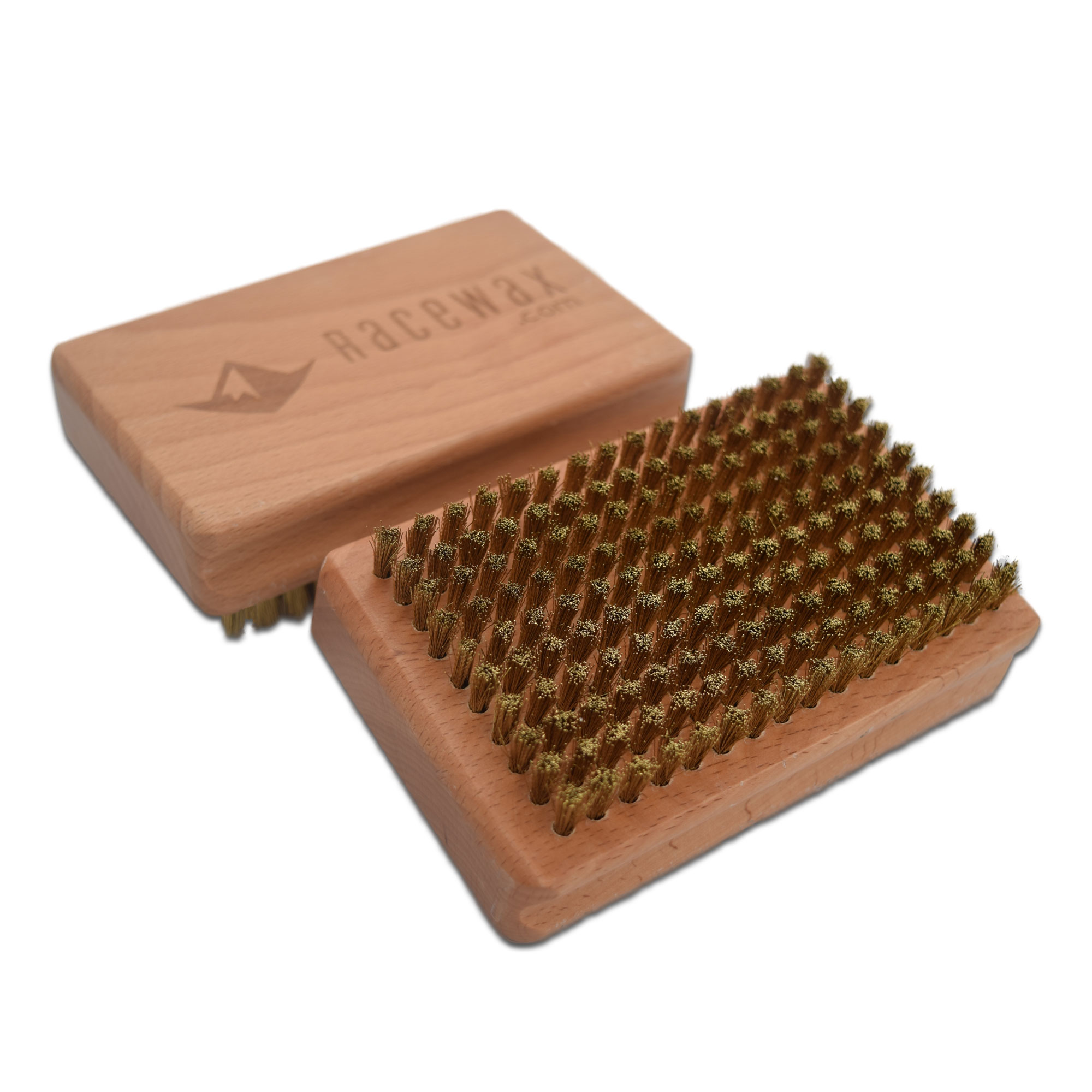 RaceWax Ski Wax Brush Kit Snowboard Set of Three, Nylon HorseHair