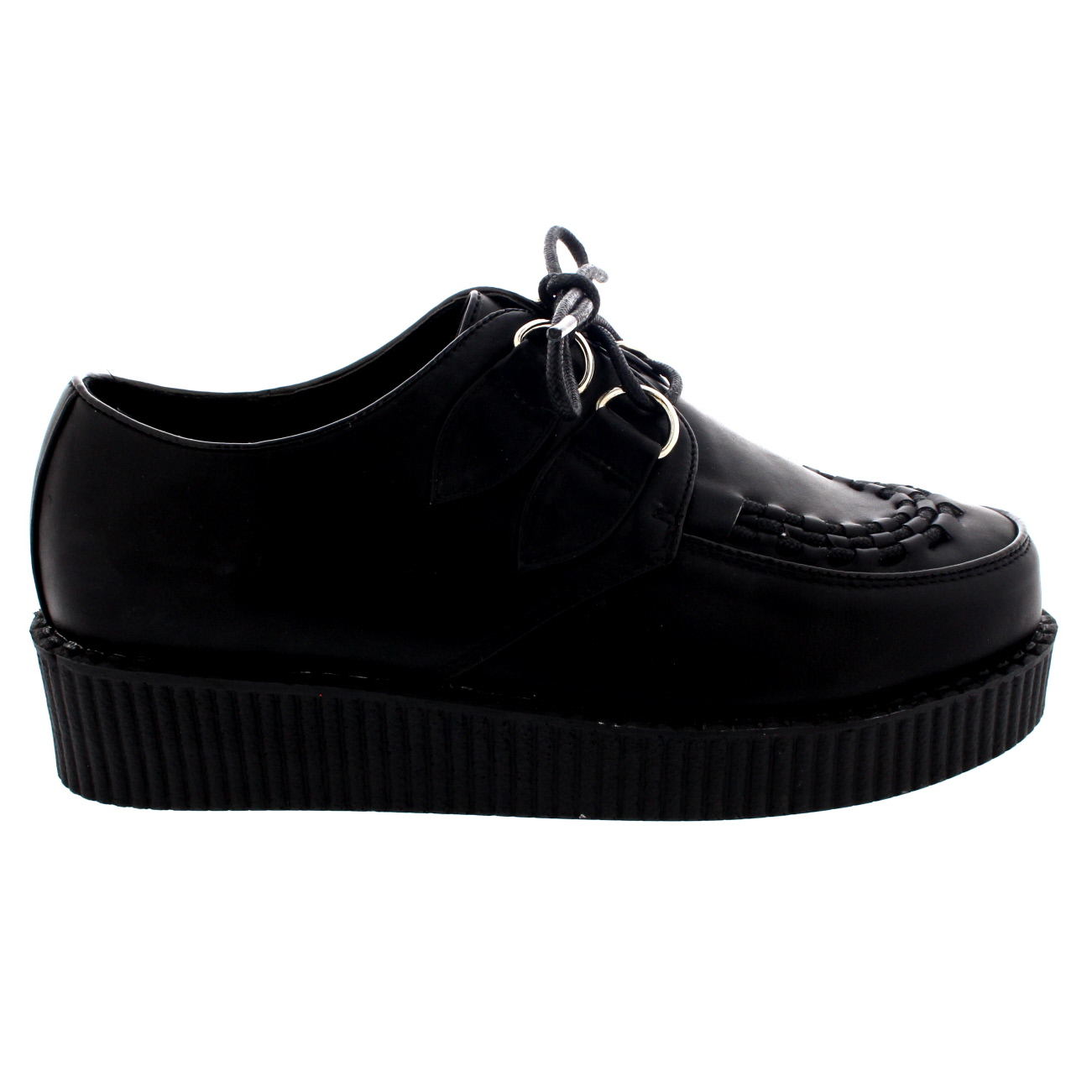 Womens Beetle Crushers Gothic Punk Retro Brothel Creeper Platform Shoes
