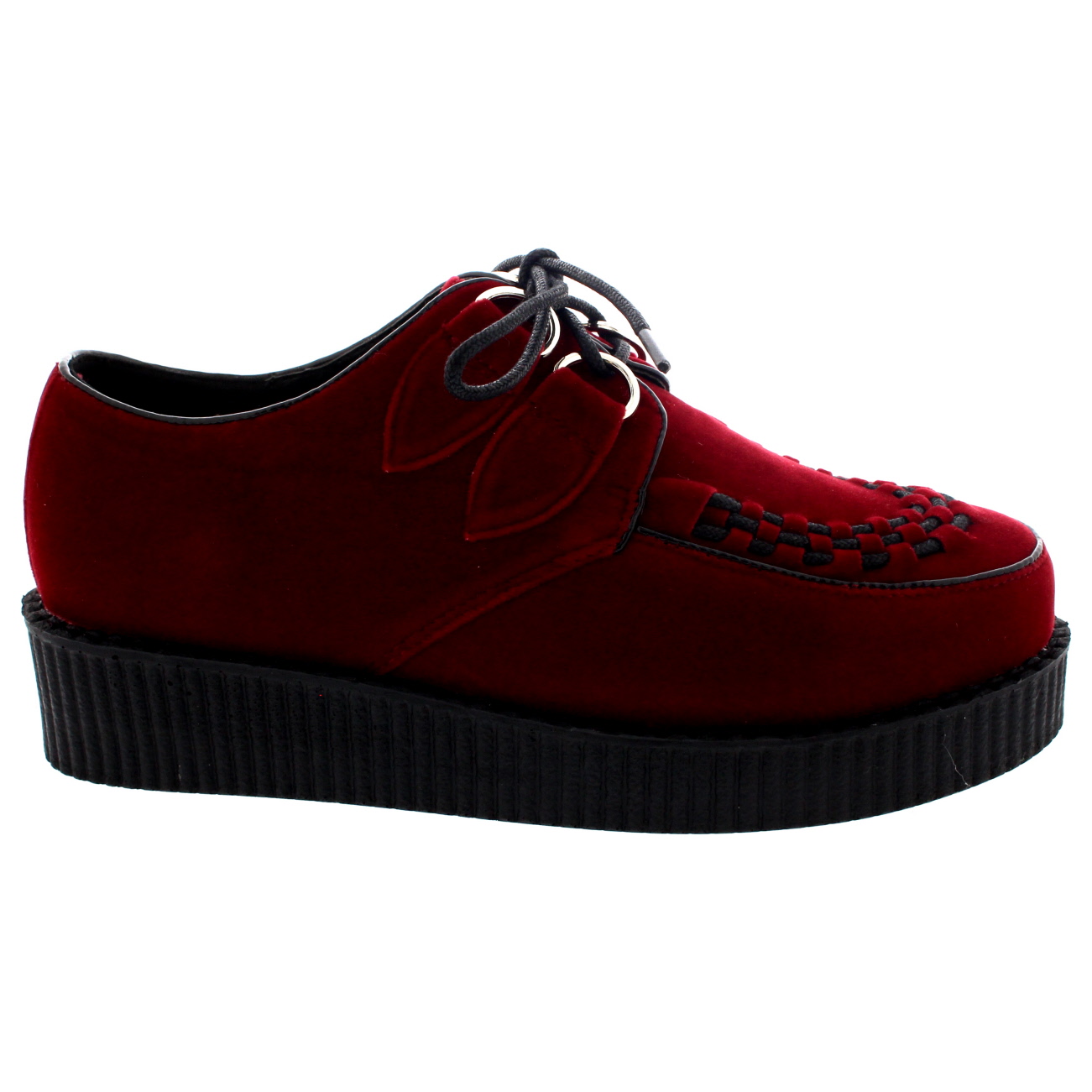 Womens Beetle Crushers Gothic Punk Retro Brothel Creeper Platform Shoes