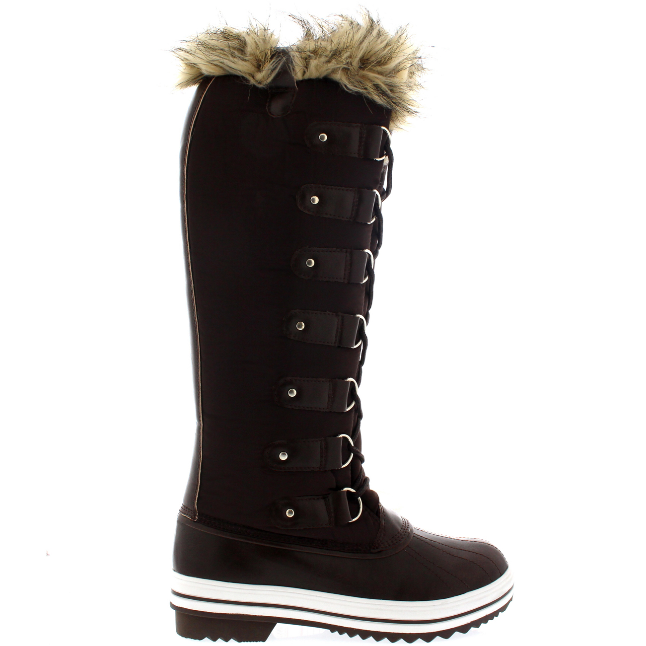 womans fur boots womens fur cuff lace up rubber sole knee high winter snow womans fur boots womens fur cuff lace up rubber sole knee high winter snow
