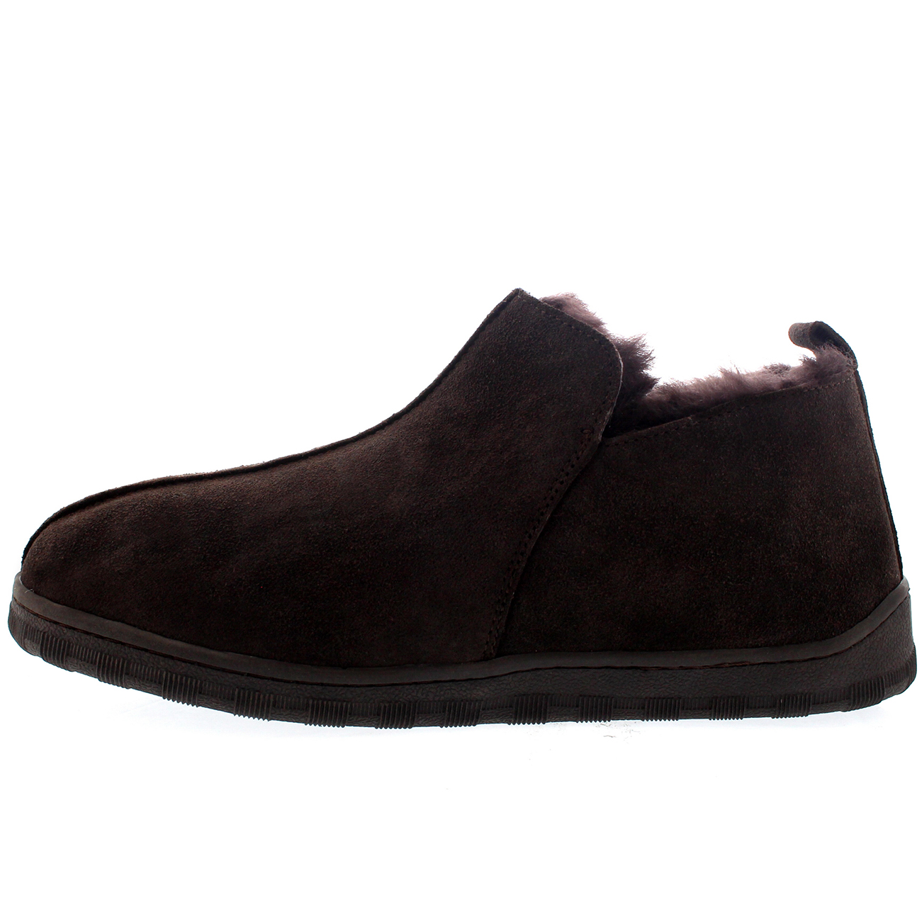 mens sheepskin slippers rubber sole