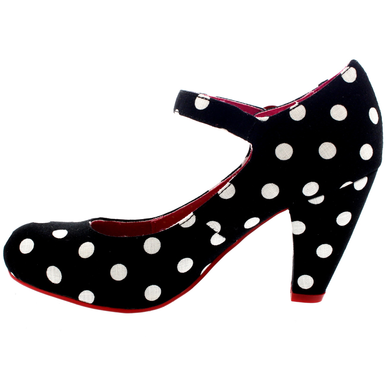 Womens Poetic Licence The Right Stripes Vintage High Heel Court Shoes