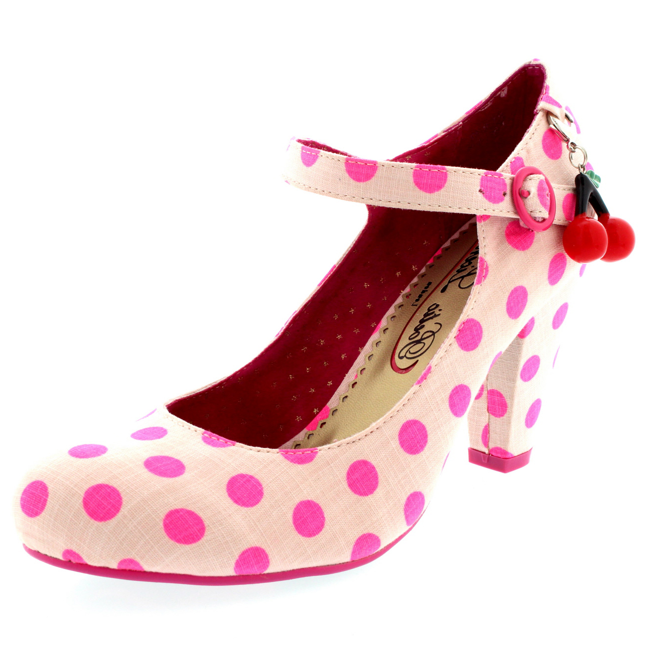 Womens Poetic Licence The Right Stripes Vintage High Heel Court Shoes