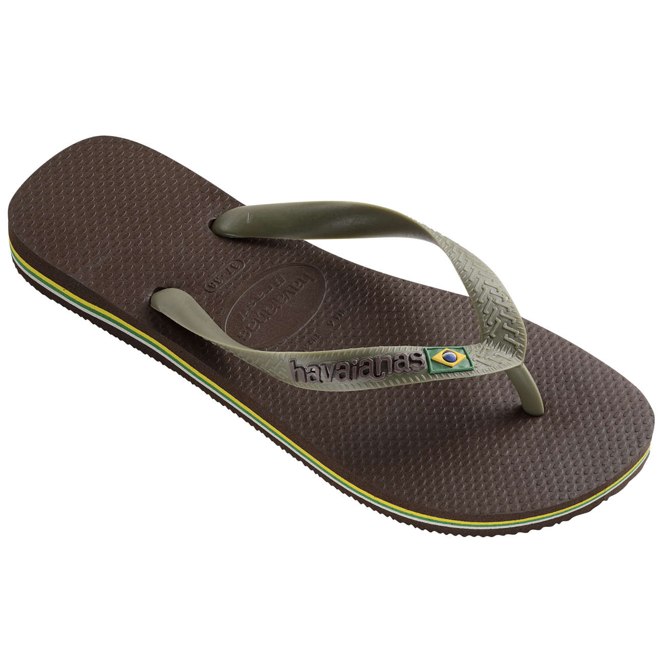 Mens Havianas Brasil Logo Rubber Sandals Brazil Casual Beach Flip Flops
