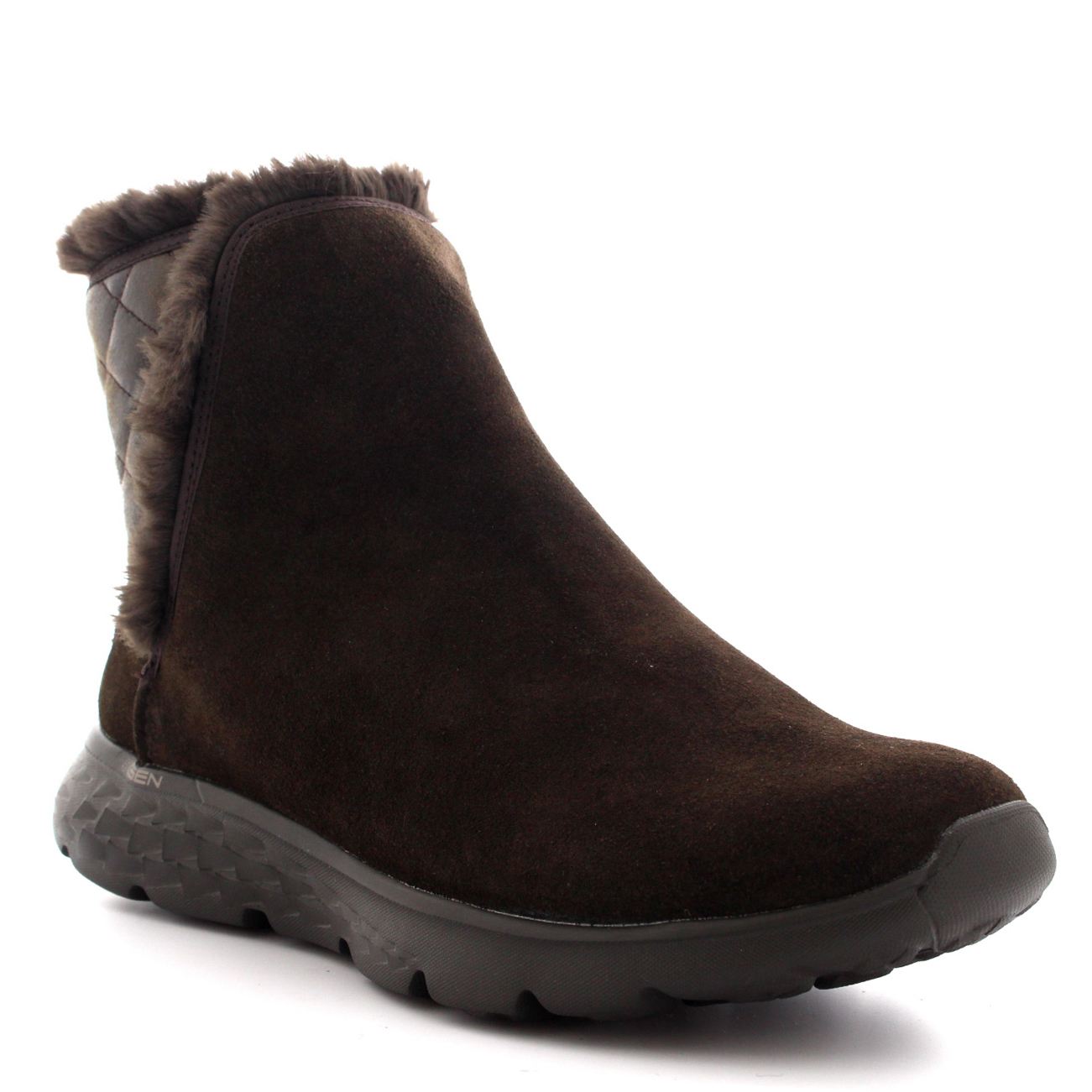 Womens Skechers On The Go 400 Cozies Winter Faux Fur Lined Ankle Boots