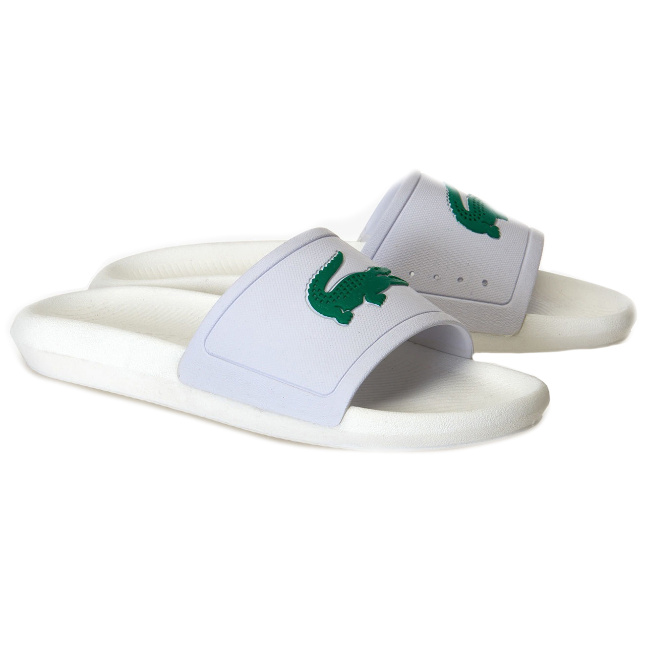 Womens Lacoste Croco Slide 119 3 Lightweight Beach Summer Sliders Sandals UK 3-8