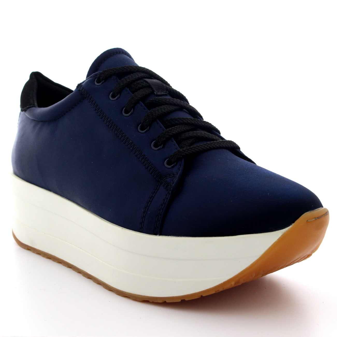 Womens Vagabond Casey Black Fashion Platform Festival Casual Trainers