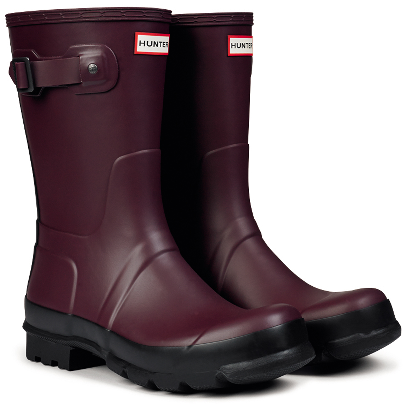Mens Hunter Original Two Toned Short Wellingtons Wellies Rain Boots All