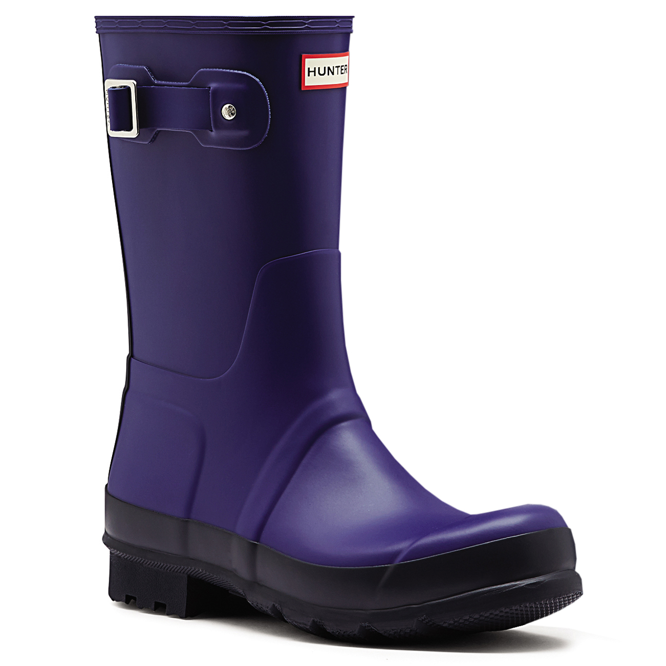 Mens Hunter Original Two Tone Short Festival Waterproof Wellies Boots All Sizes - Picture 14 of 17