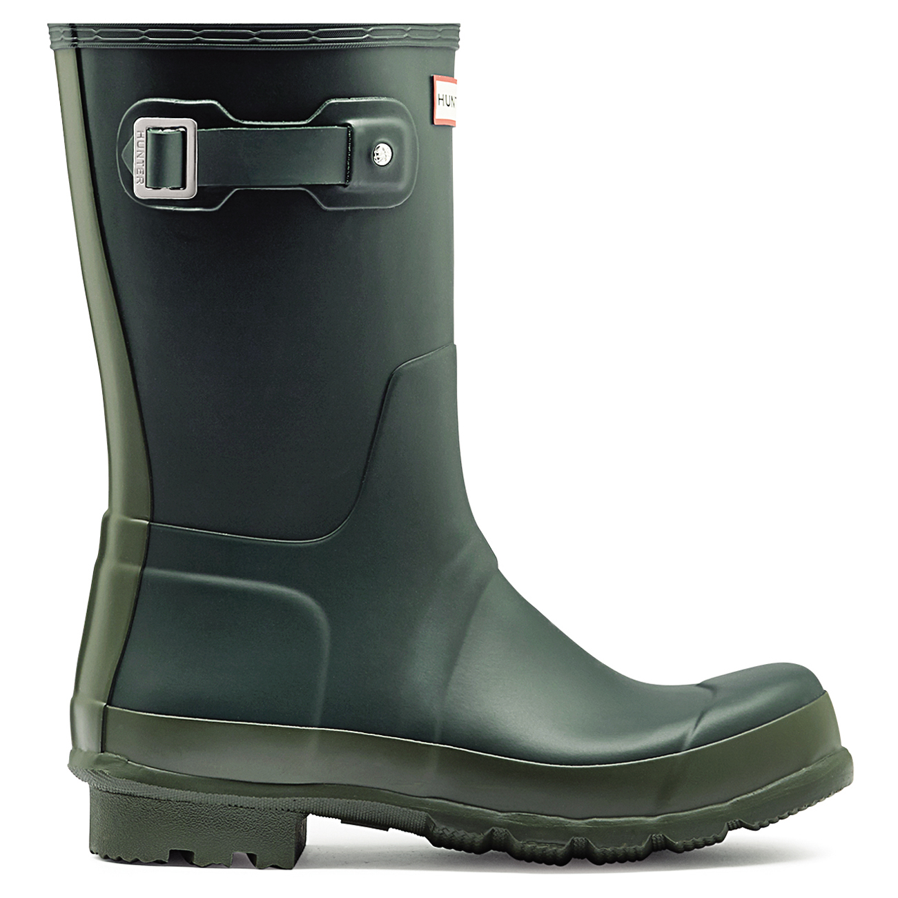 Mens Hunter Original Two Tone Short Festival Waterproof Wellies Boots All Sizes - Picture 15 of 17