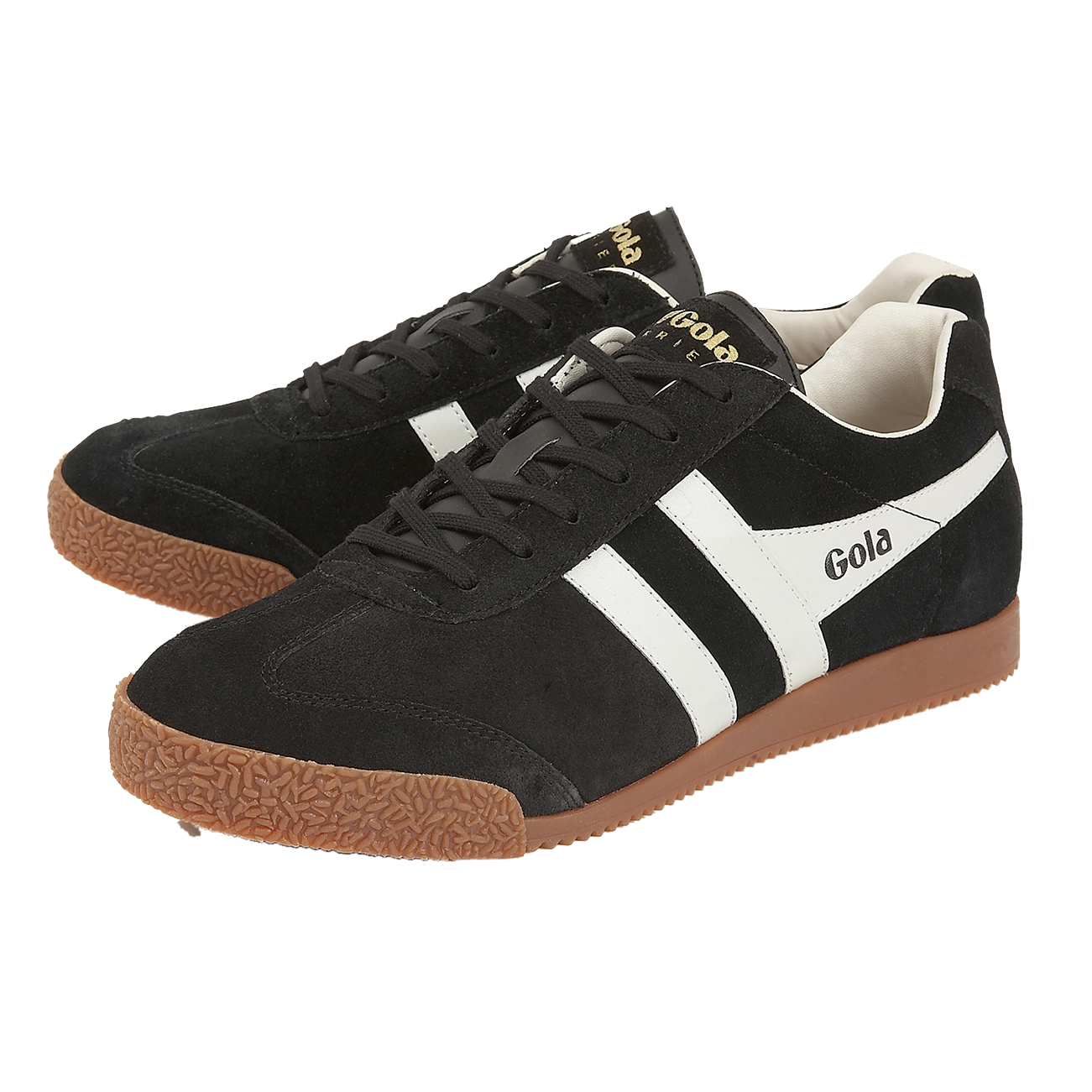 Mens Gola Harrier Suede Sports Gym Walking Jogging Fitness Trainers All Sizes