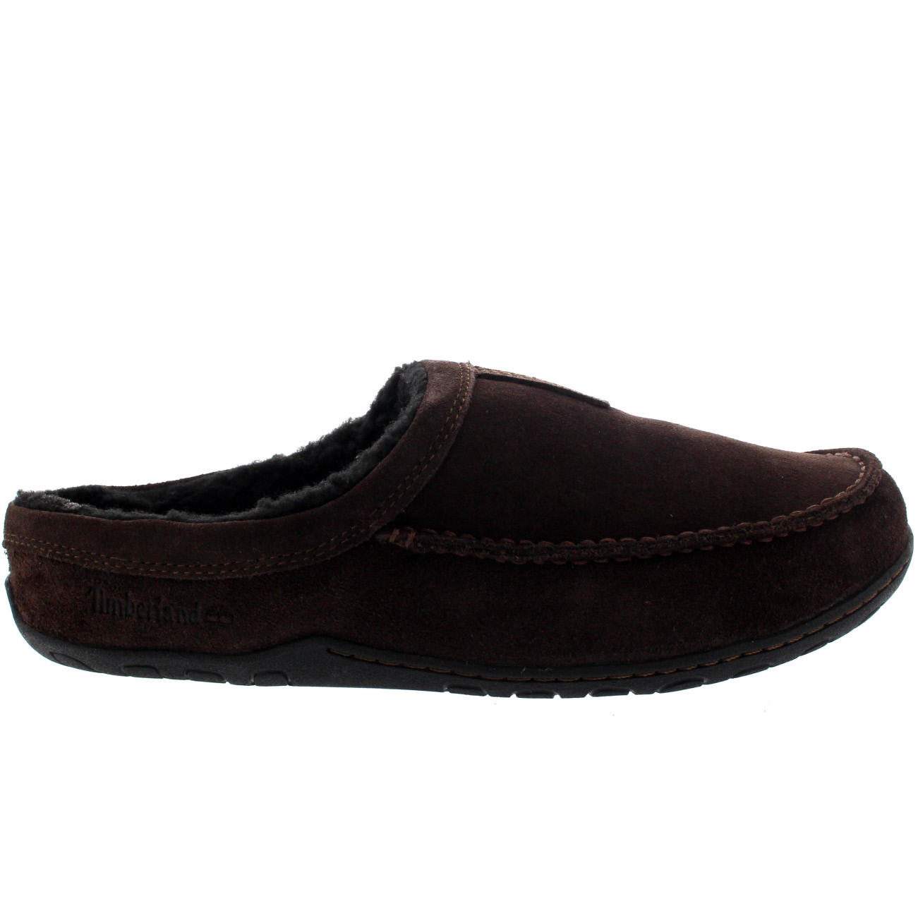 Homme Timberland Kick autour de mule en cuir fourrure Mules Hiver Chaussure Pantoufle Toutes