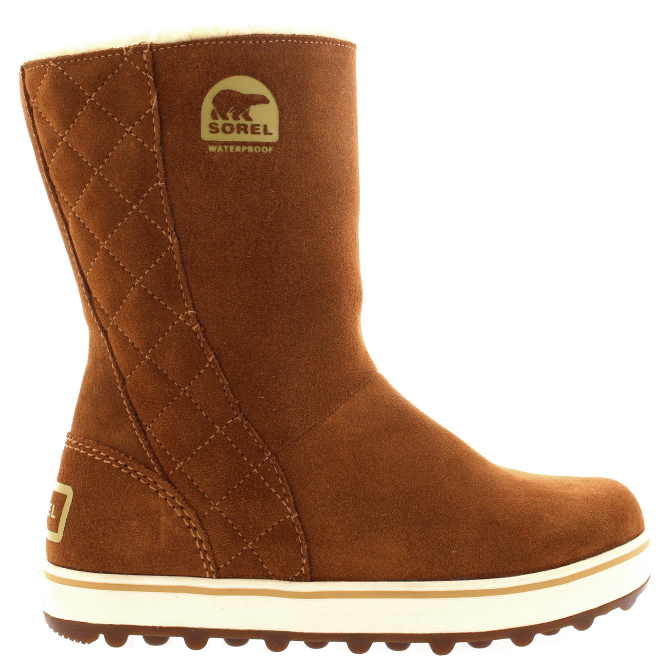 Ladies Sorel Glacy Mid Calf Winter Snow Warm Fur Suede Fashion Boots