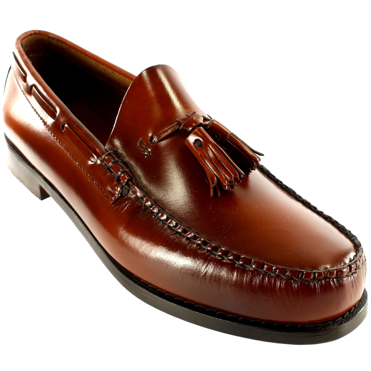 Mens Gh Bass Larkin Slip On Tassel Smart Penny Loafer Leather Shoes All Sizes Ebay 