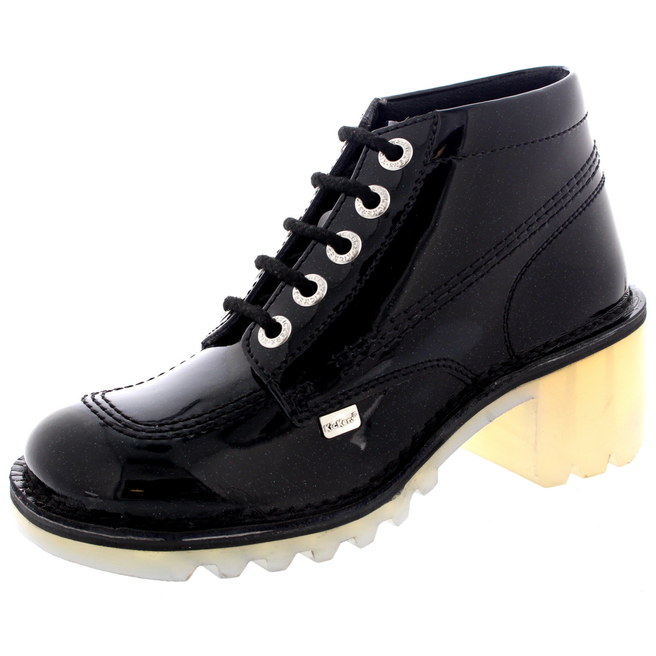 kickers aztec patent ladies