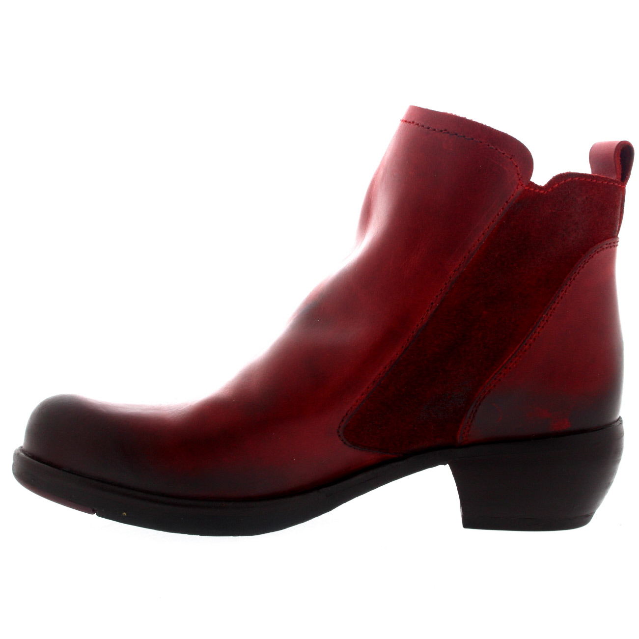 Damen Fly London Meli Rug Cowboy Flachem Absatz Western Stiefeletten EU 36-42