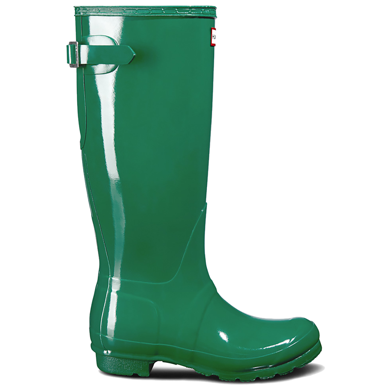 Damen Hunter Original Tall Einstellbar Gloss Wasserdicht Gummistiefel EU 36-43