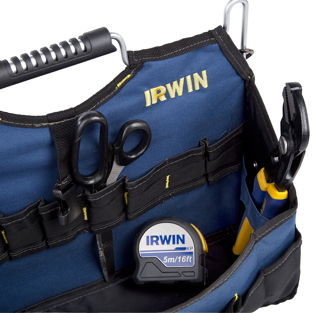 Irwin Pro Tool Polyester Open Storage Organiser Caddy Bag 13" x 16