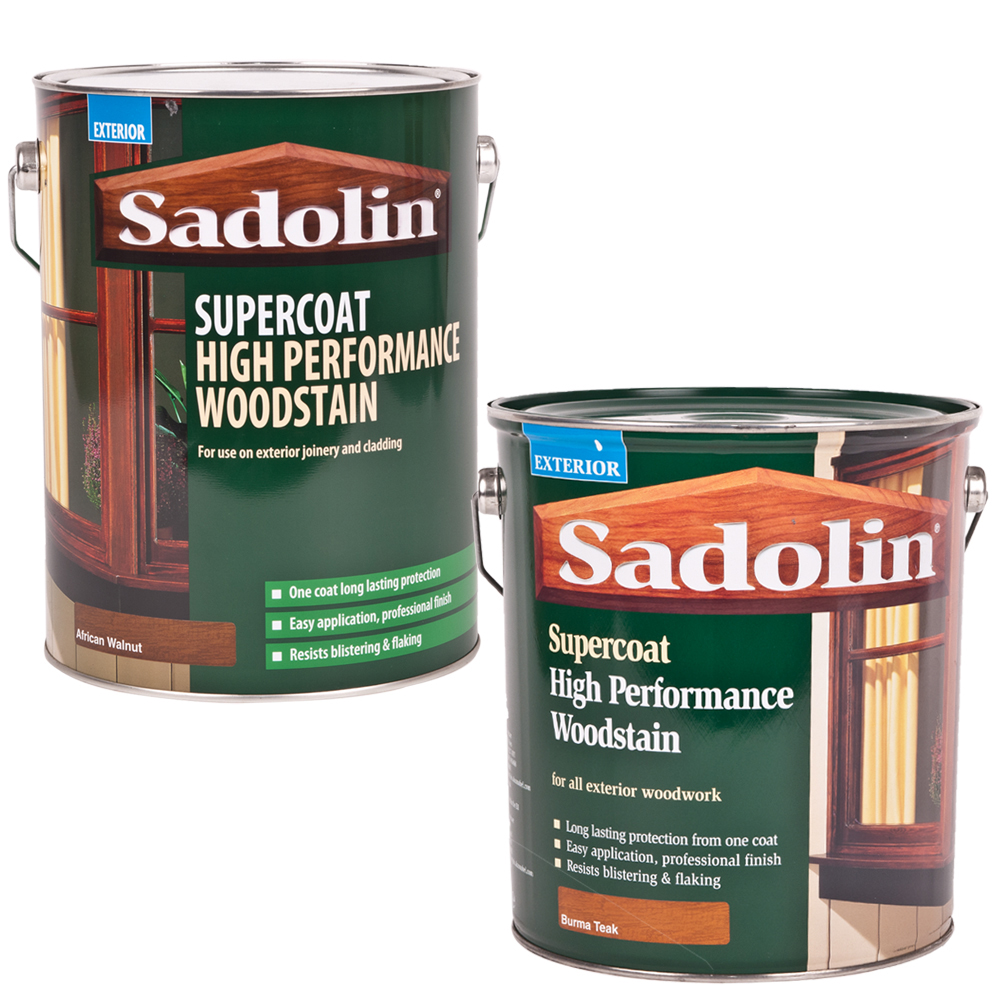 SadolinExteriorSupercoatWoodstain5LVariousColours