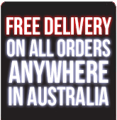 Free Delivery On All Orders Australia Wide